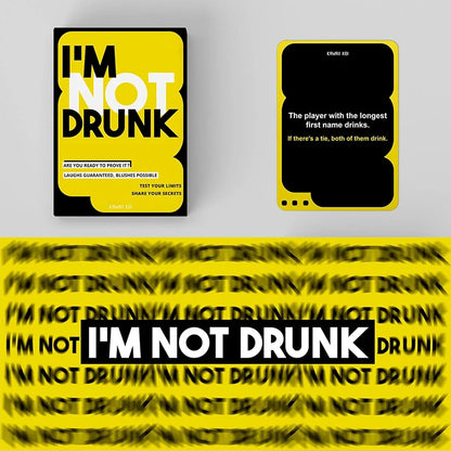 I’M NOT DRUNK – Hilarious Drinking Card Game